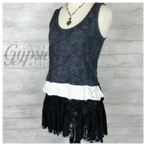 80's Grunge Fairy Tunic Top - Picture 3 of 13